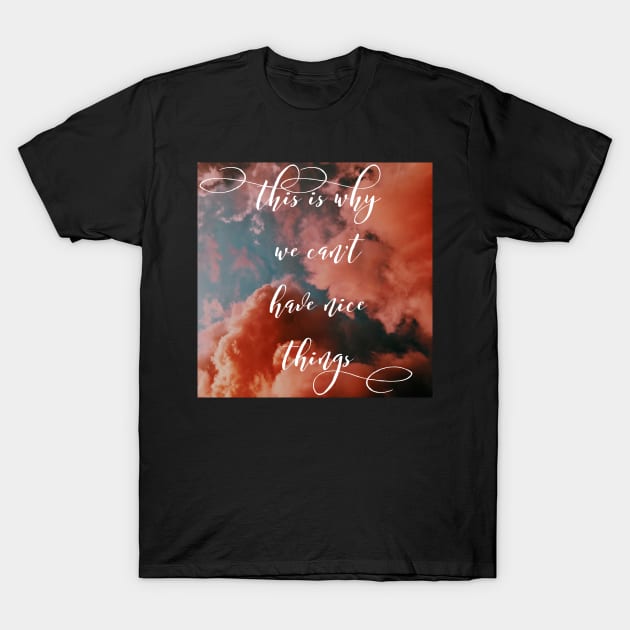 This is why we can’t have nice things T-Shirt by mike11209